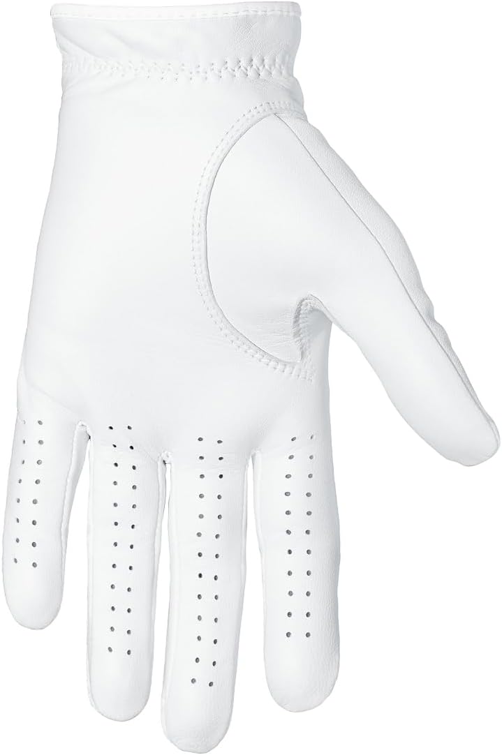 Wedge Guys Golf Gloves - Premium Cabretta Leather with Stretchy Microfit Spandex | Left Hand 3-Pack for Comfort & Grip