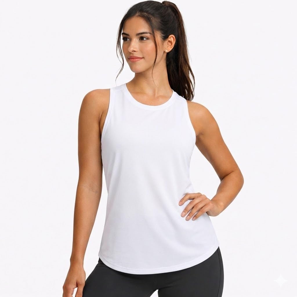 Skiennix Women's Workout Tops - Lightweight Racerback Athletic Tank for Yoga & Running