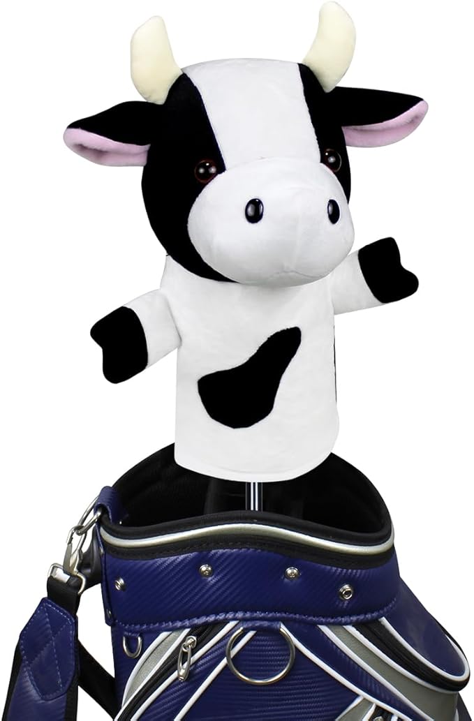Scott Edward Golf Club Cover Fit Well for Driver or Fairway Wood Golf Club, Funny Cute Animal Design Soft Functional Golf Headcover Stylish Protection for Your Clubs for Men and Women