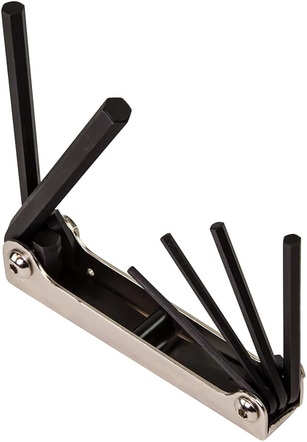 Klein Tools 70580 Folding Hex Key Set, 6-Key, Metric Sizes