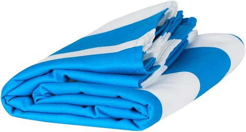 Dock & Bay Beach Towel - Quick Dry & Sand Free - Extra Large Cabana Blue (200x90cm) - Eco-Friendly Design