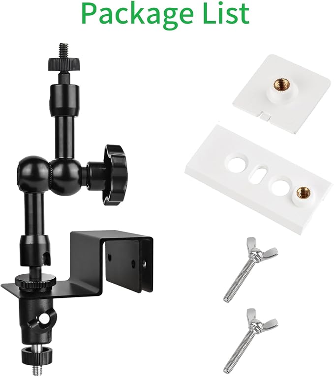 2-in-1 Gutter Mount for Solar Panel, Stick Up Cam Battery, Spotlight Cam and