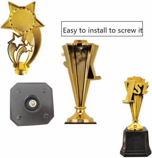 Ebonee Gold Star Award Trophy Cup - First Place Winner for Competitions & Sports Tournaments | Recognition Gift