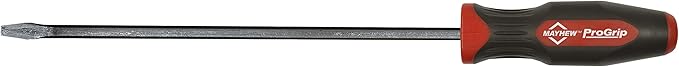 Mayhew Tools 40106 ProGrip Pry Bar, Red, 17" Straight