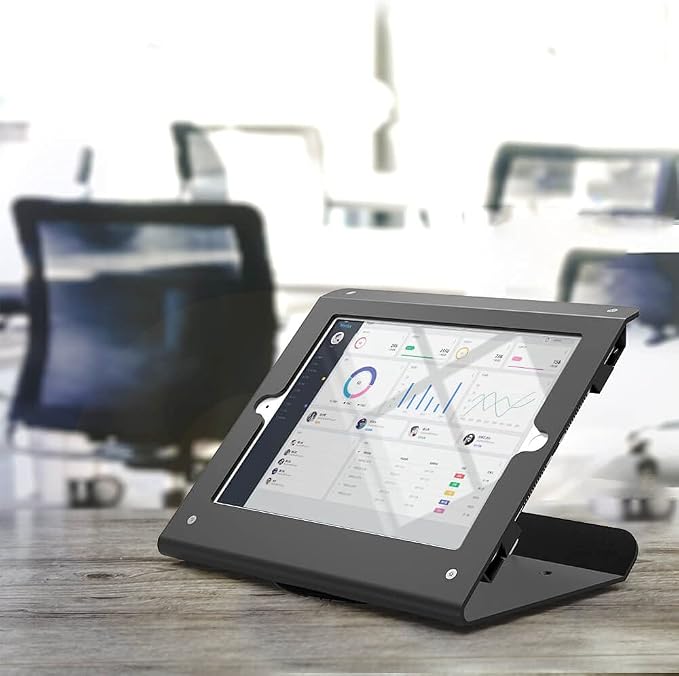 Tablet Kiosk POS Stand Compatible 10.2” iPad 7 8 9 Generation