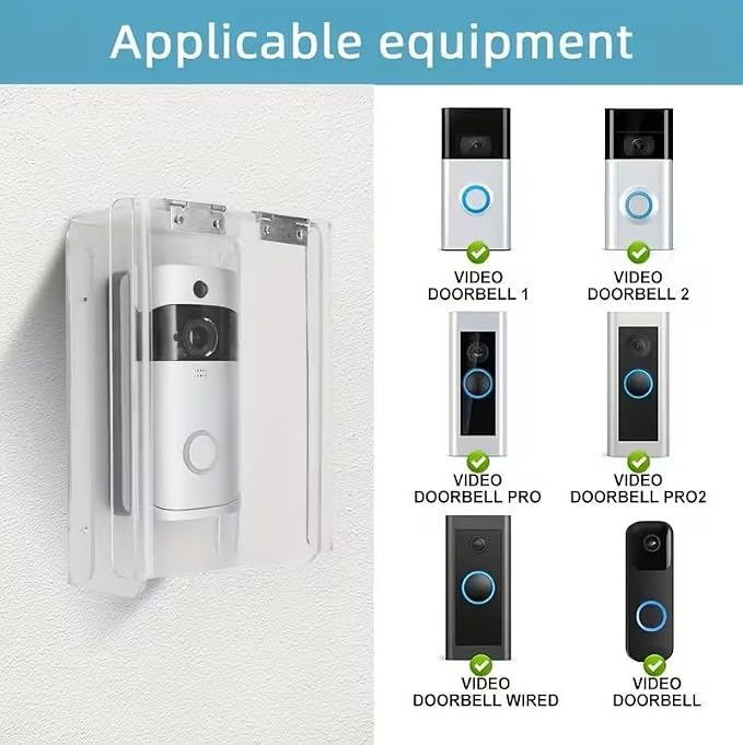 Weatherproof Outdoor Doorbell Cover – Universal Rain Shield