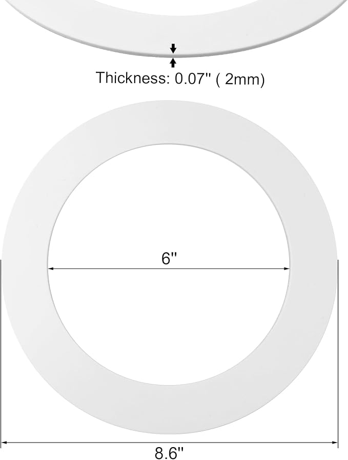 12 Pack Goof Rings for 6 Inch Recessed Lights