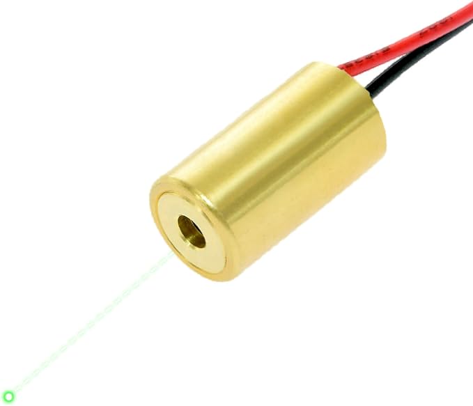 Industrial Green Dot Laser Module, Class 2, Less Than 1mW,
