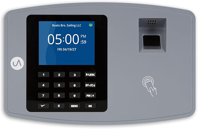 uAttend JL2500 Biometric Fingerprint Time Clock System