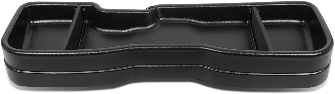 DNA Motoring ZTL-Y-0040 Light Weight Rear Under Seat Cargo Storage Case Organizer Box,Black