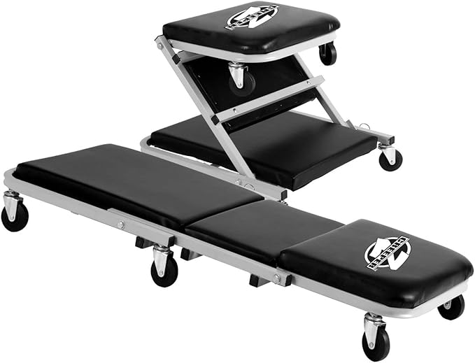 Pro-Lift 300 Lbs Mechanic Creeper 2 in 1 Foldable Creeper Seat