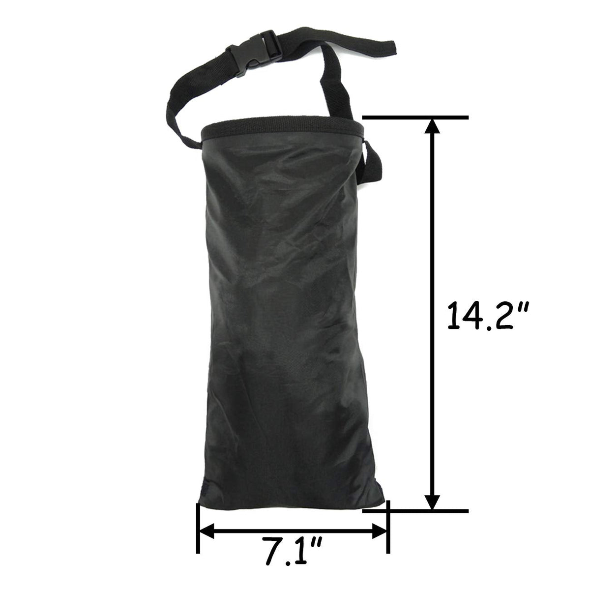 TIHOOD 4PCS Detachable Trash Bag Hanging Back Seat Car Garbage Bag for Outdoor Traveling Home Use Car Storage