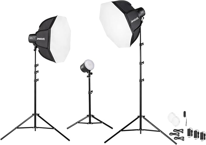 Westcott U60-B Bi-Color LED 3-Light Softbox Kit