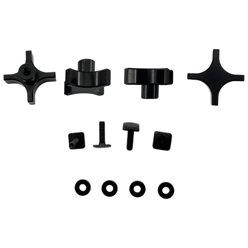 Trucktok Load Stops Replacement for T-Slot Truck Cross Bar Heavy Duty Ladder Firewood Skis Snowboard Kayak Most Truck Bed Rails Rack Systems（ 4 Pack）