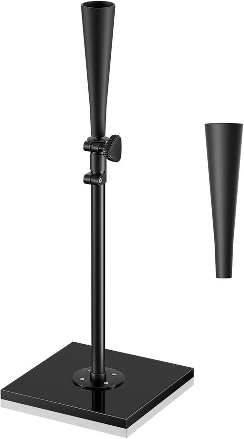 Ctc Connexions Batting Tee - Portable Hitting Tee with Adjustable Height 25-36 Inches | Durable Rubber Tops