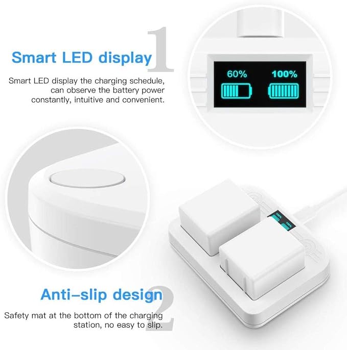 HOLACA Battery Charger Station Compatible