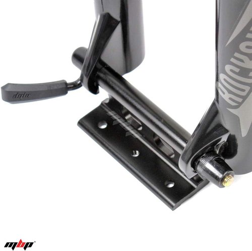 MBP Alloy Quick Release Fork Mount - Bike Block for Truck Bed, Rack & Storage (9x100mm)