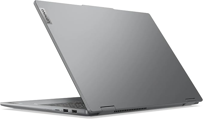 Lenovo IdeaPad 5 2-in-1 Laptop, 16" WUXGA Touchscreen, AMD Ryzen 7 8845HS, 16GB RAM, 512GB SSD, AMD Radeon Graphics, Backlit KB, Wi-Fi6, FP Reader, Win11, Luna Grey, w/USB Hub, W/GaLiMu