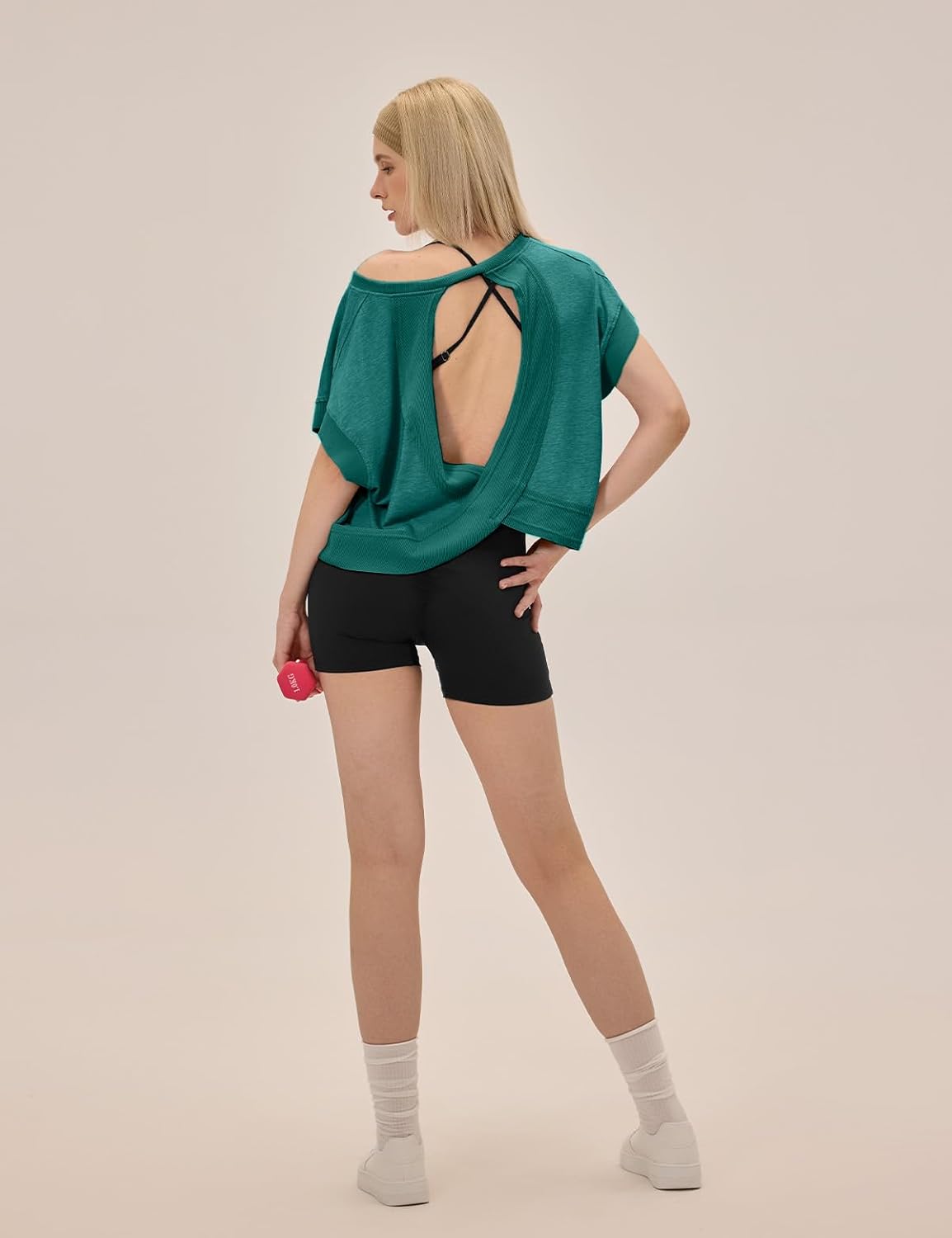 UNIANKIYA Workout Tops for Women - Loose Fit Athletic Crop Tee for Gym & Yoga | Short Sleeve Design