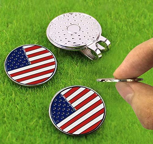 Amy Sport Golf Ball Markers Assorted Patterns Fits All Magnetic Golf Tools Value Set, Alloy Soft Enamel Technique Marker for Hat Clips Gloves Golf Divot Tools Marks