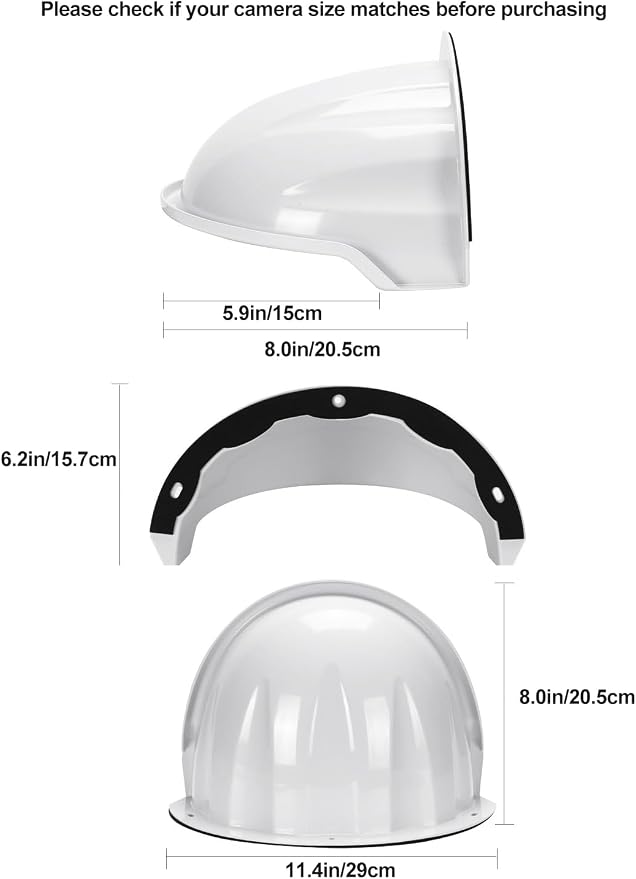 Universal Security Camera Sun Rain Cover Shield