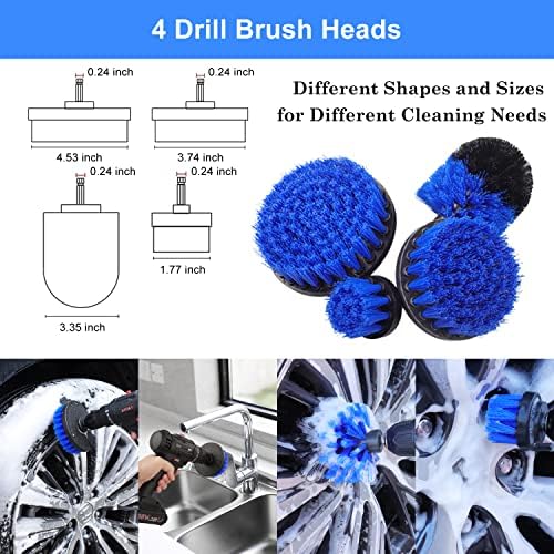26Pcs Car Detailing Brush Set, Car Detailing Kit, Car Detailing Brushes, Car Cleaning Kit, Car Windshield Cleaning Tool, Professional Car Care kit - Car Wash Brush kit for Interior Exterior Wheels