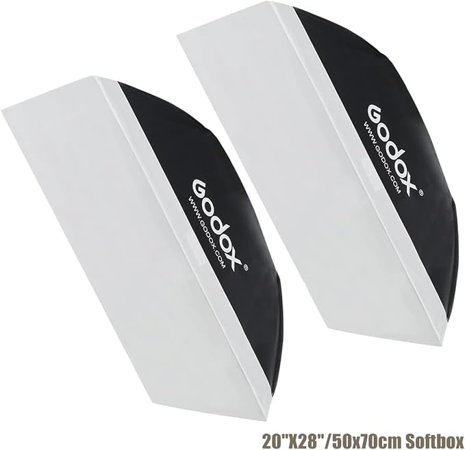 Godox Studio Flash Light Kit for Photography, Strobe Softbox Lighting Kit