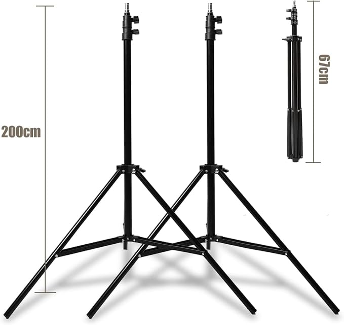 Godox 750W Professional Studio Strobe Flash Light Kit, 3-Light Godox Strobe