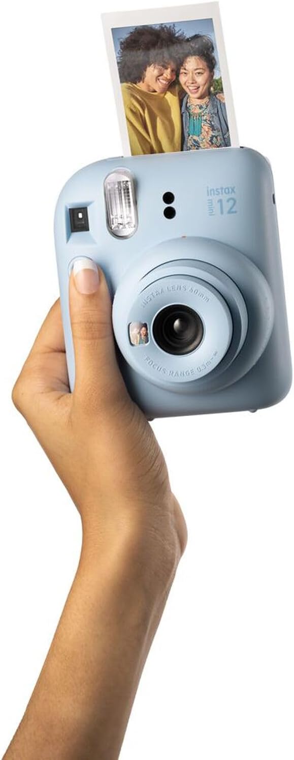 Fujifilm Instax Mini 12 Instant Camera Pastel Blue Bundle