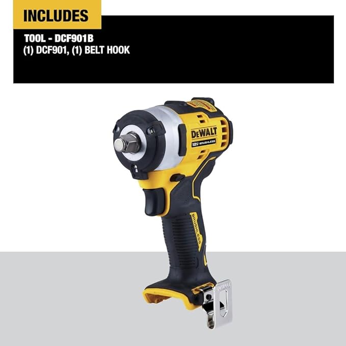 DEWALT DCF901B XTREME 12V MAX* Brushless 1/2 in. Cordless Impact Wrench (Tool Only)
