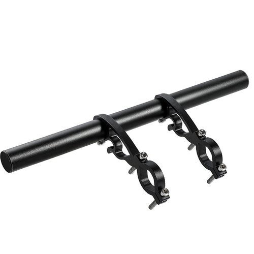 Bike Bicycle Double Handlebar Extender Extension,11.8"(30 cm) Aluminum alloy Super Long Bracket Accessories，For Bike Mounts,GPS Units, Headlights,Light Lamp,Phone Mount,For 20mm-32mm caliber