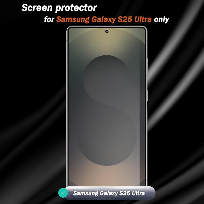 1 Pack for Samsung Galaxy S25 Ultra Privacy Screen Protector