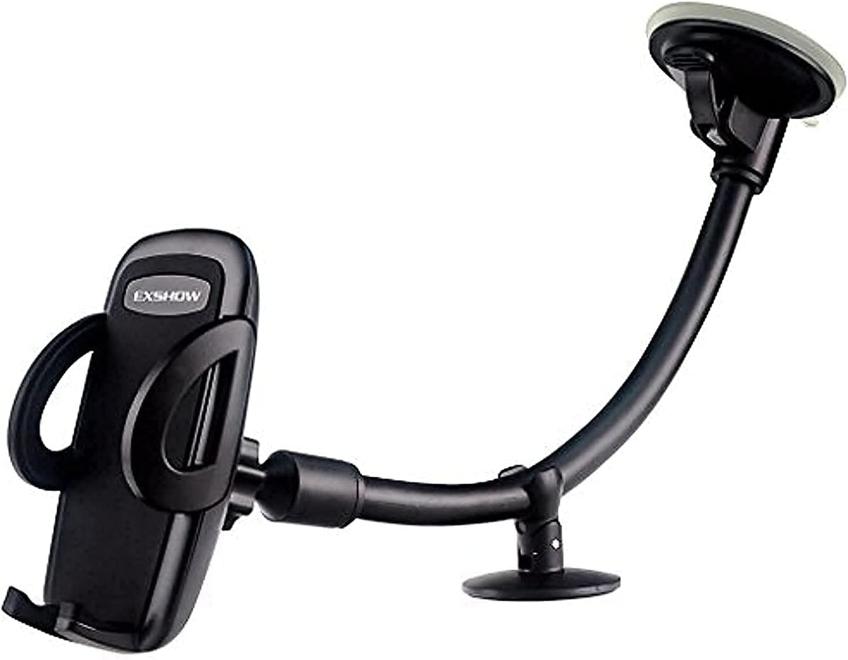 Portable Electronic Device Mount, Black, Compatible with iPhone 11 Pro Max/11/XS Max/XS/XR/X/8 Plus/8/7 Plus/7/6S Plus/6S/SE