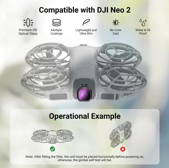 NEEWER UV + CPL + ND Filter Set Compatible
