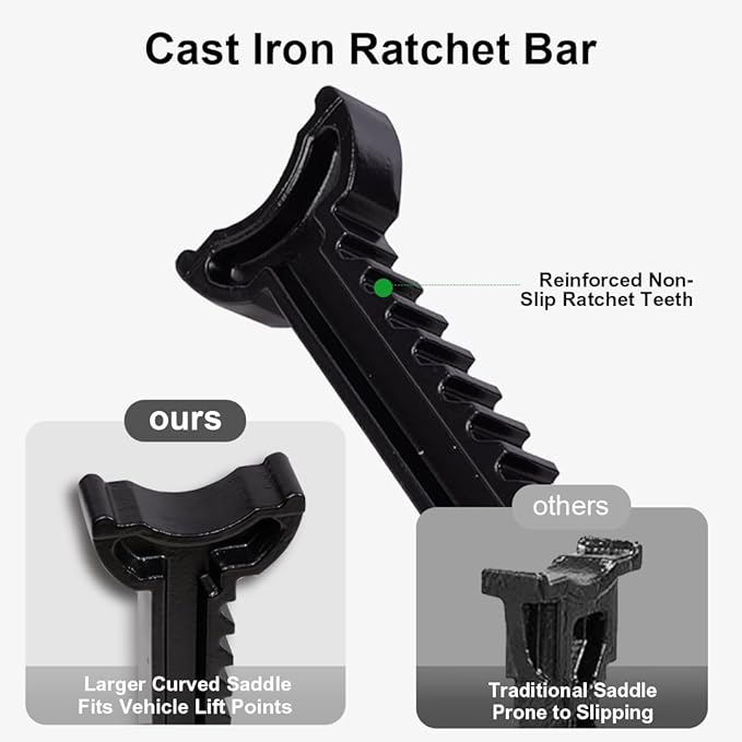 Jack Stands 3 ton, Car Jack Stand with Double Security Locking Pins 6000 lbs Capacity, 2 Pack