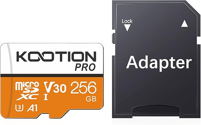 KOOTION Micro SD Card 256GB U3 TF Card