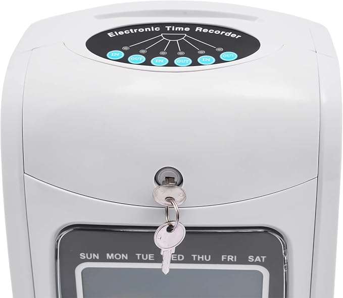 Starter Time Clock Bundle, Electronic Calculating Time Clock Employees in/Out