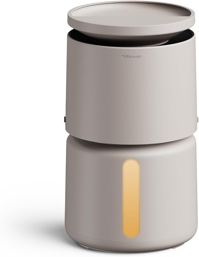 BLUEAIR Room Humidifier - DreamWell - 72Hr Top-Fill Mist-Free InvisibleMist Technology Aroma Stone for Essential Oils and Soothing Mood Lighting - Quiet Operation for Bedroom and Home Use