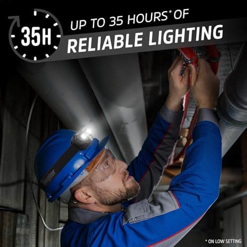 Energizer LED Headlamp PRO (4-Pack), IPX4 Water Resistant Head Light
