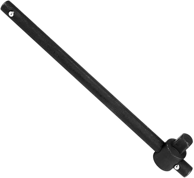 Akozon 1" T-Handle Wrench, Sliding Wrench Breaker Socket Wrench Breaker Bar, Heavy Duty Steel