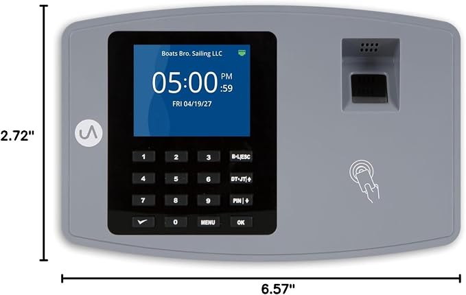uAttend JL2500 Biometric Fingerprint Time Clock System