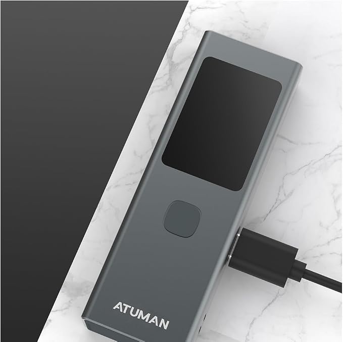 3-in-1 Laser Distance Measurer, Visual Alignment Beam, Pythagorean Theorem
