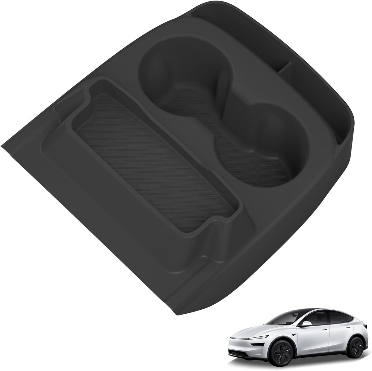 LUCKEASY Cup Holder with Box for Tesla Model Y Juniper Standard 2026