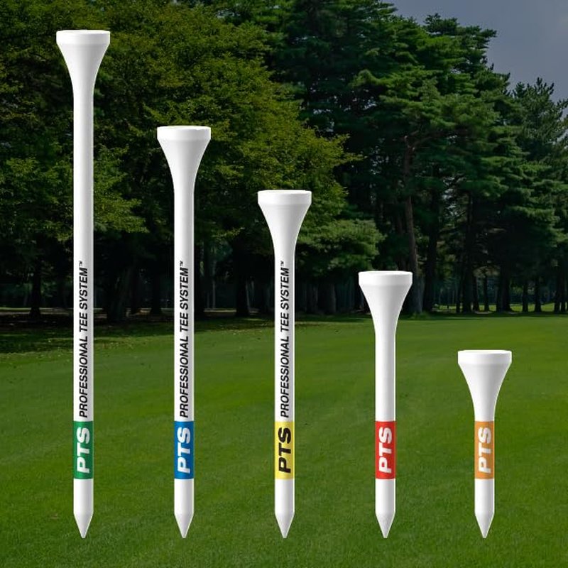 PrideSports PTS Wood Golf Tees | 135 Count, 3-1/4 Inch | #1 Wood Tee on Tour | Best for Drivers & Woods
