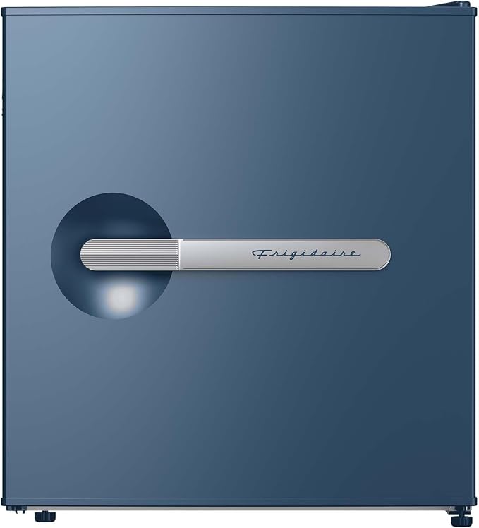 Frigidaire, 1.6 Cu. Ft. Retro Series Compact Refrigerator, Built-In Side Bottle Opener, Blue