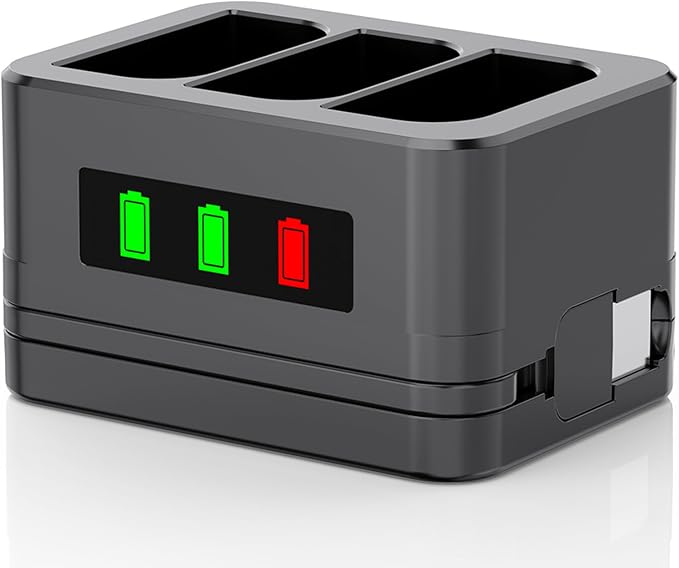 3-Slot Charger/Charging Dock, Suitable