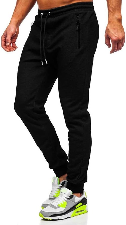BUXKR Men's Casual Joggers - Comfortable Sweatpants for Running & Athletic Activities