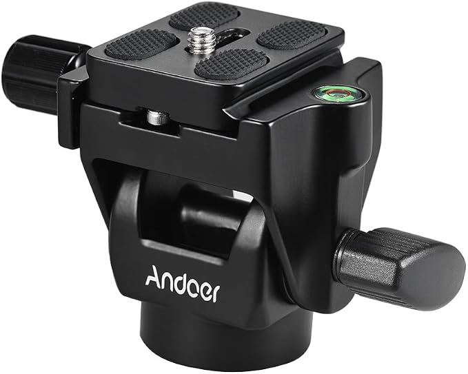Andoer M-12 Monopod Tilt Head Panoramic Head Telephoto Bird Watching