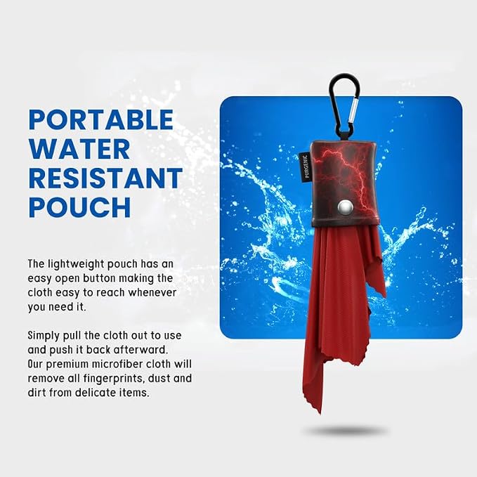 Microfiber Cloth & Glasses Wipes Lens & Glasses Cleaning Cloth