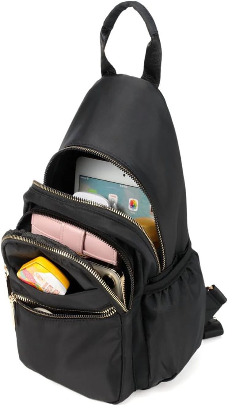 Xsecnua Crossbody Sling Bag - Mini Convertible Backpack for Women | Ideal Travel Daypack